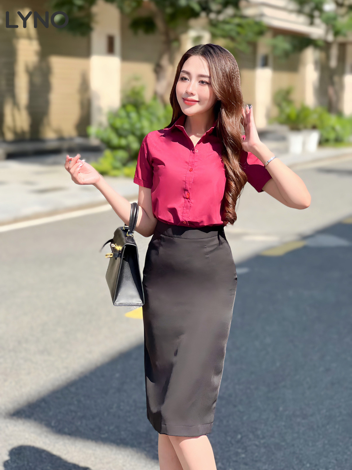 SƠ MI CƠ BẢN TAY NGẮN AB0390