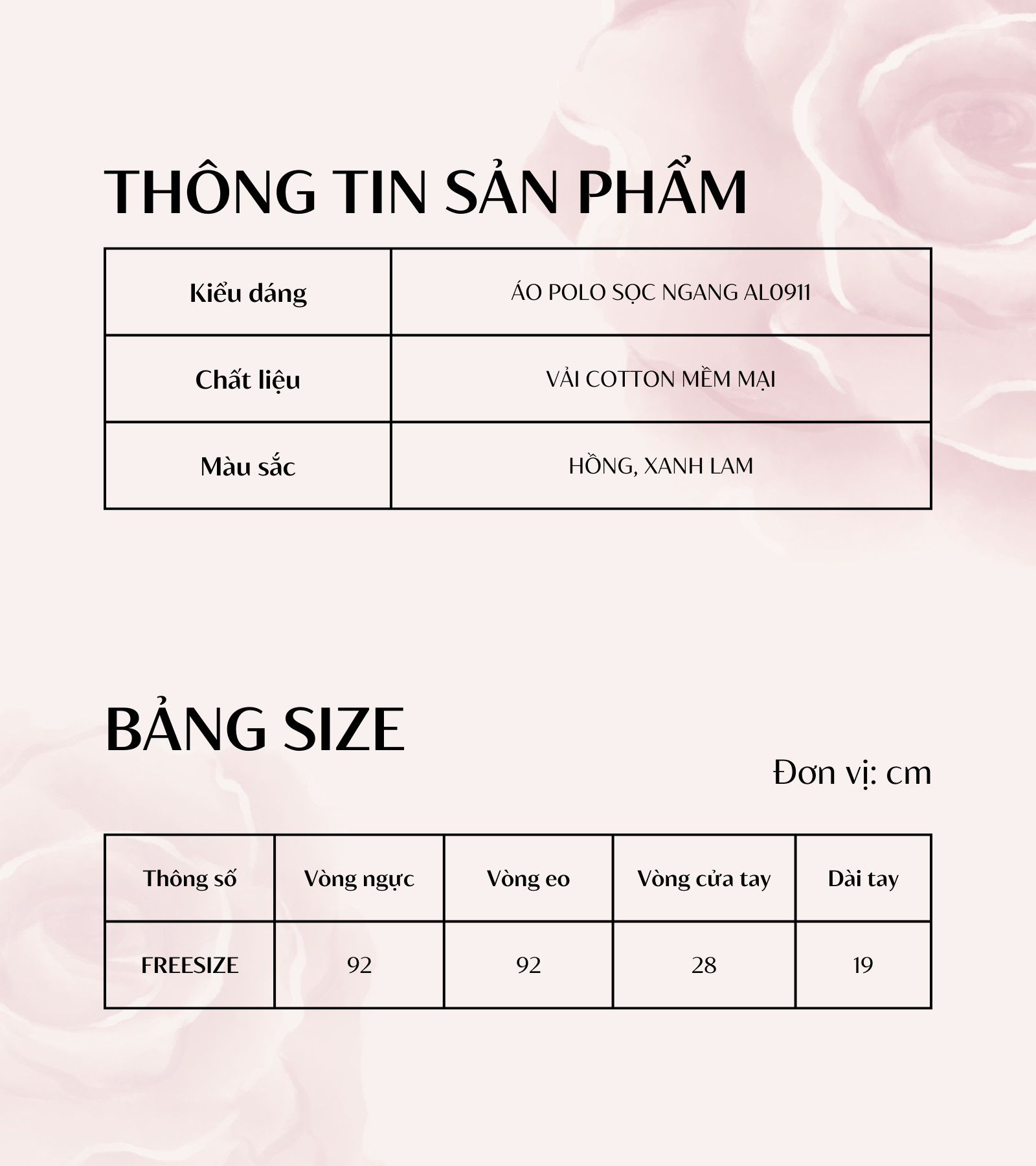 ÁO THUN POLO AL0911