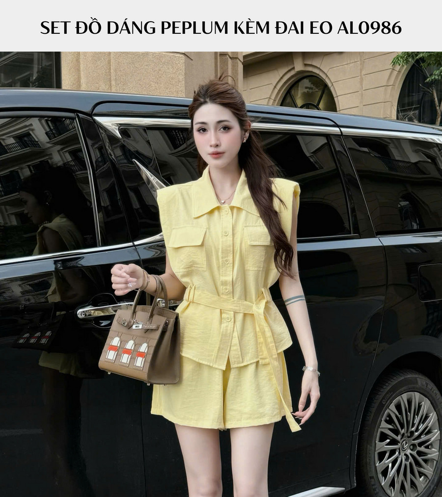 SET ÁO SÁT NÁCH QUẦN SHORT AL0986