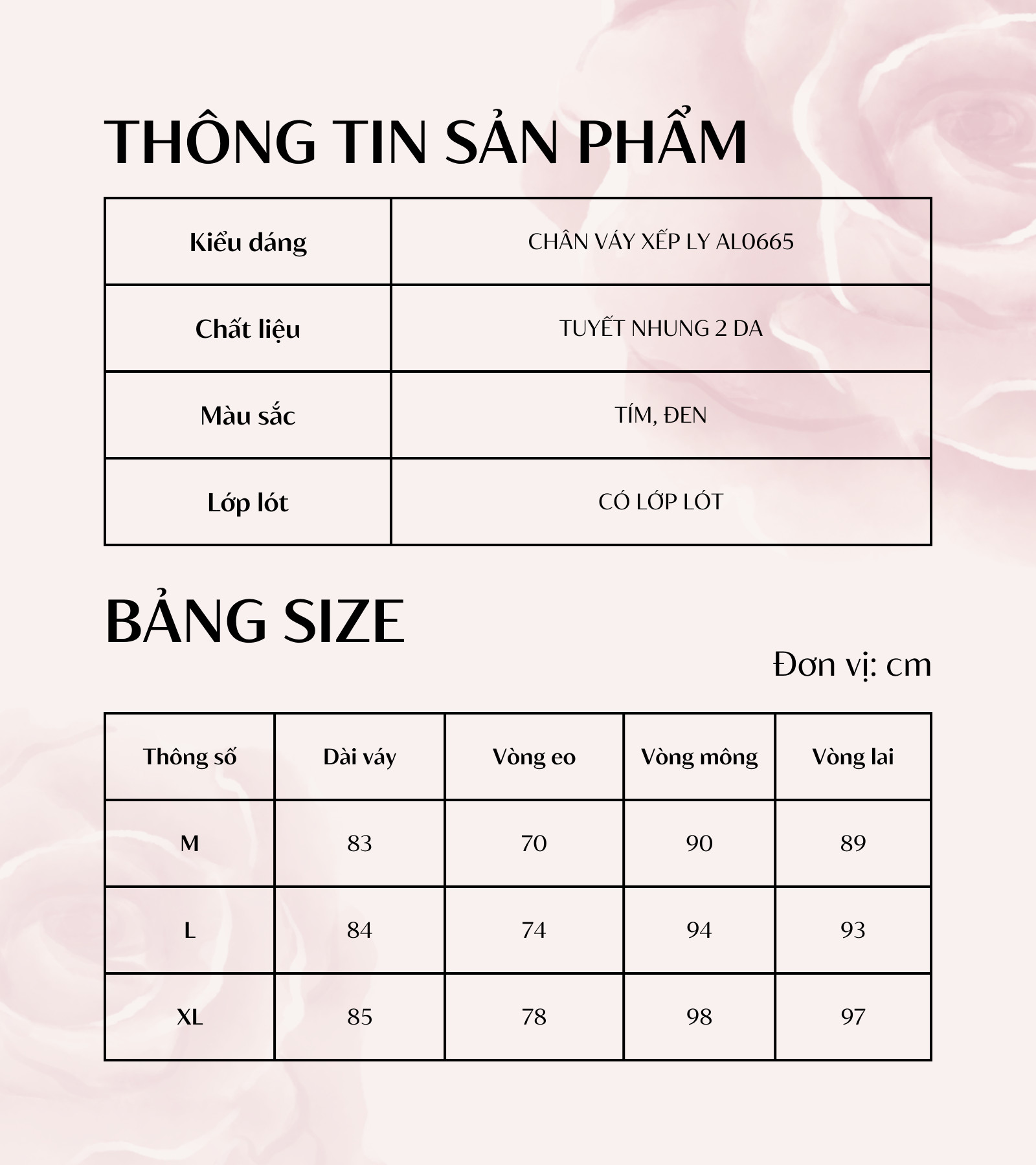 CHÂN VÁY XẾP LY AL0665