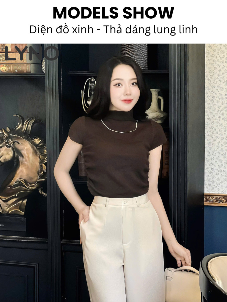 ÁO LEN CỔ LỌ ĐÍNH DÂY CHUYỀN AL0801