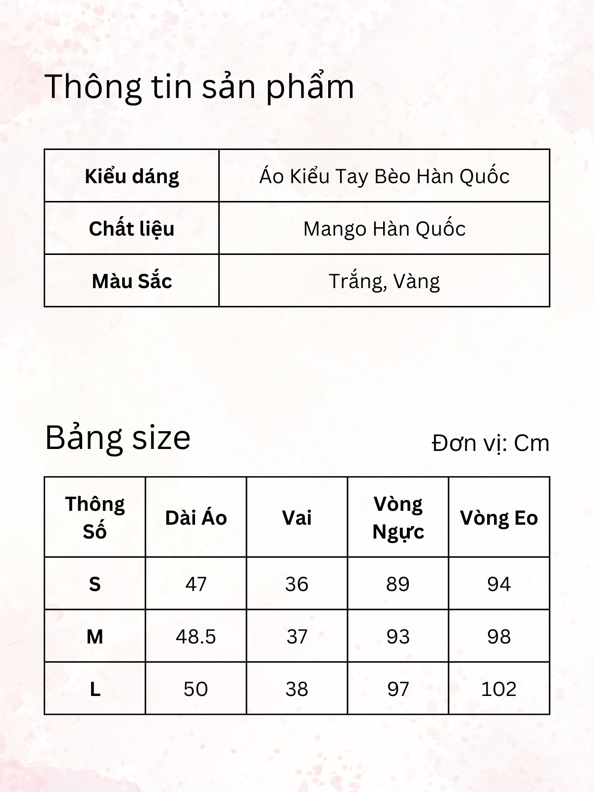 SƠ KIỂU TAY BÈO HÀN QUỐC AB0398
