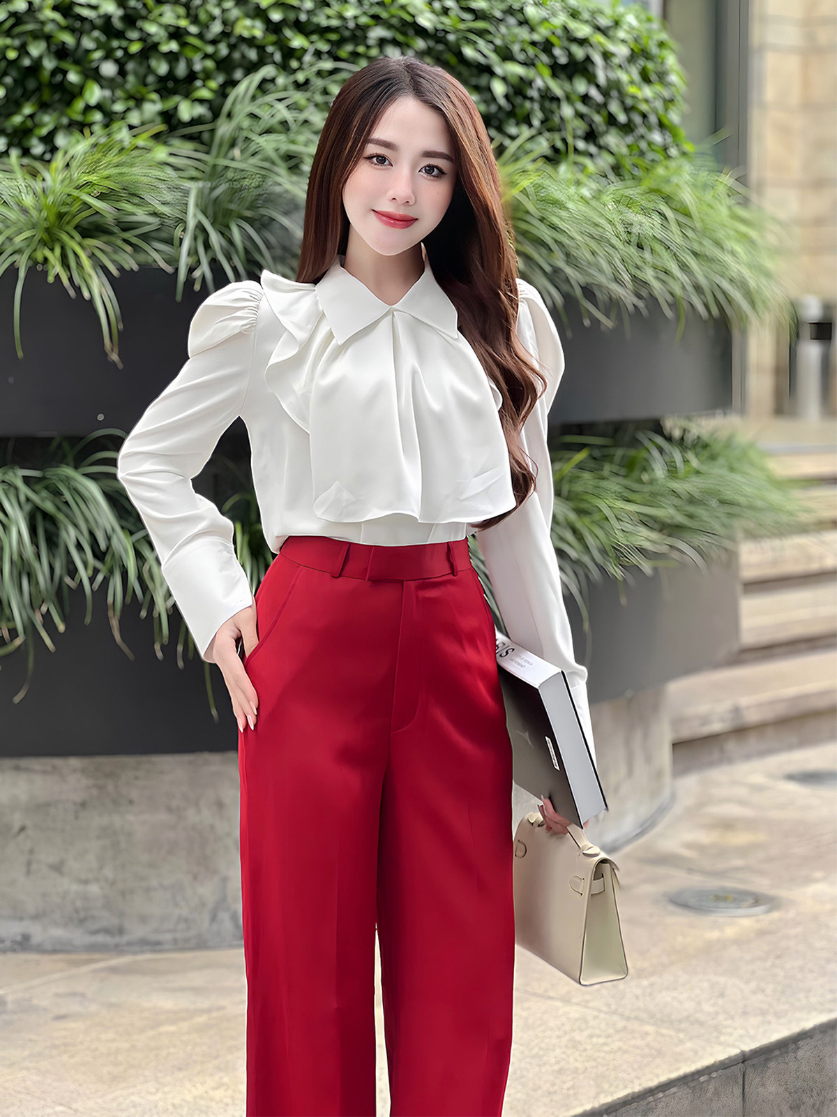 QUẦN TÂY ỐNG SUÔNG RỘNG HI0001