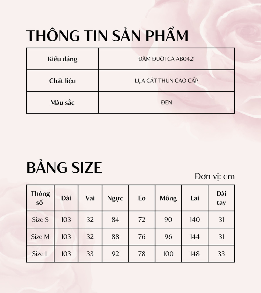 ĐẦM ĐUÔI CÁ AB0421