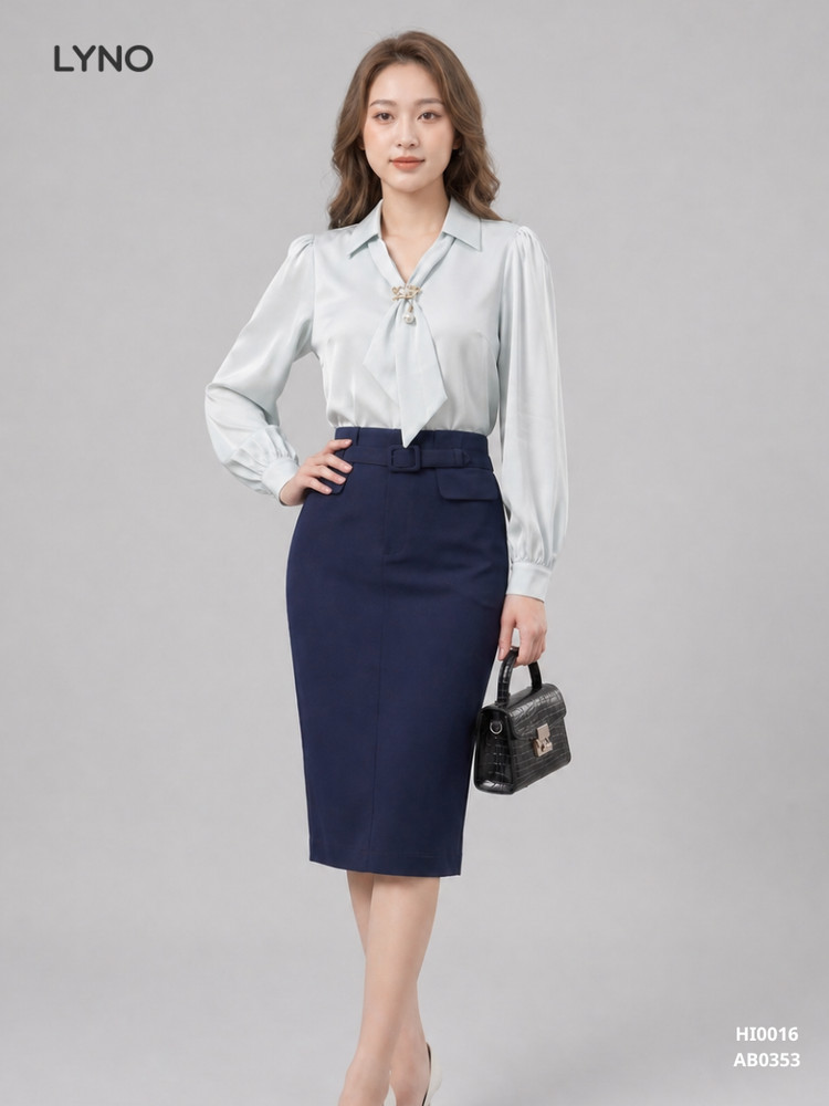 VÁY DÀI AB0353 Xanh Đậm