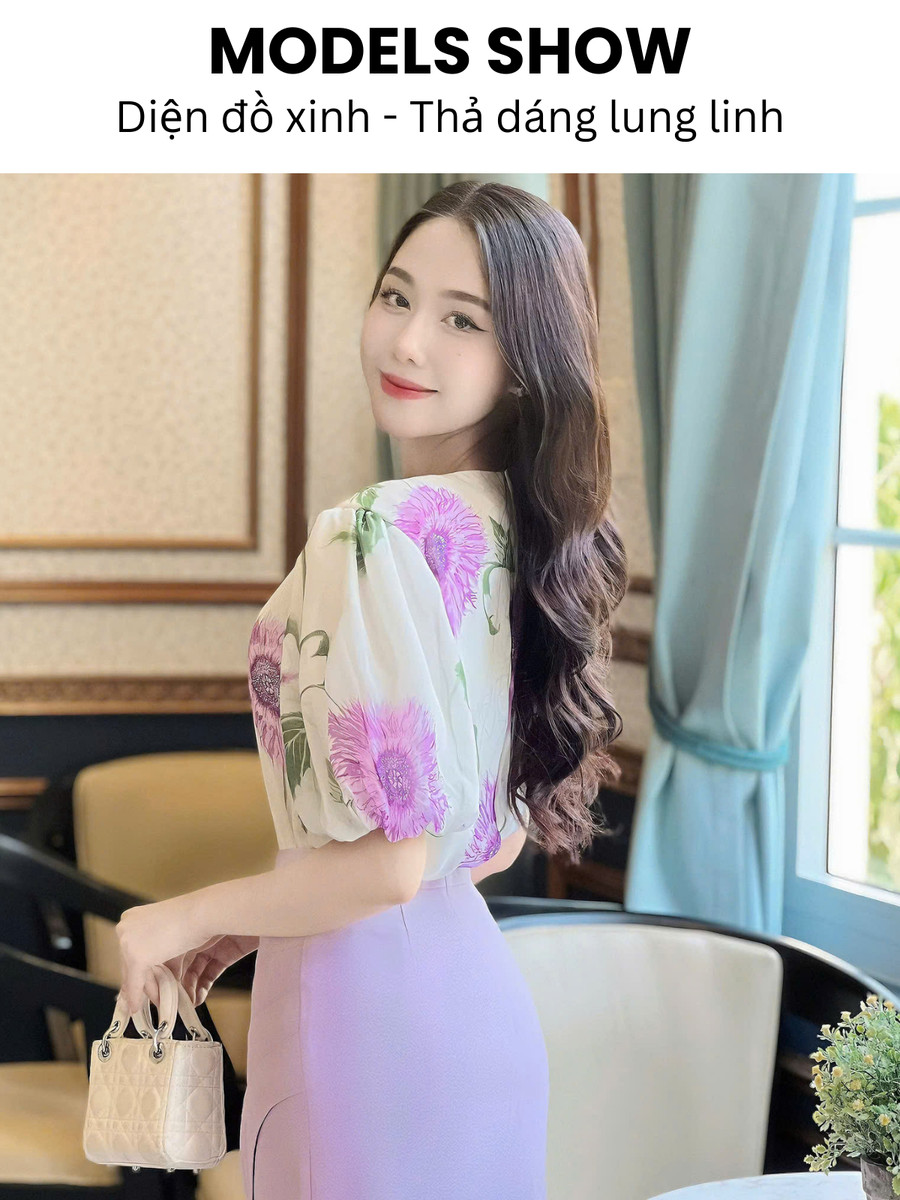 ÁO KIỂU HỌA TIẾT TK0077