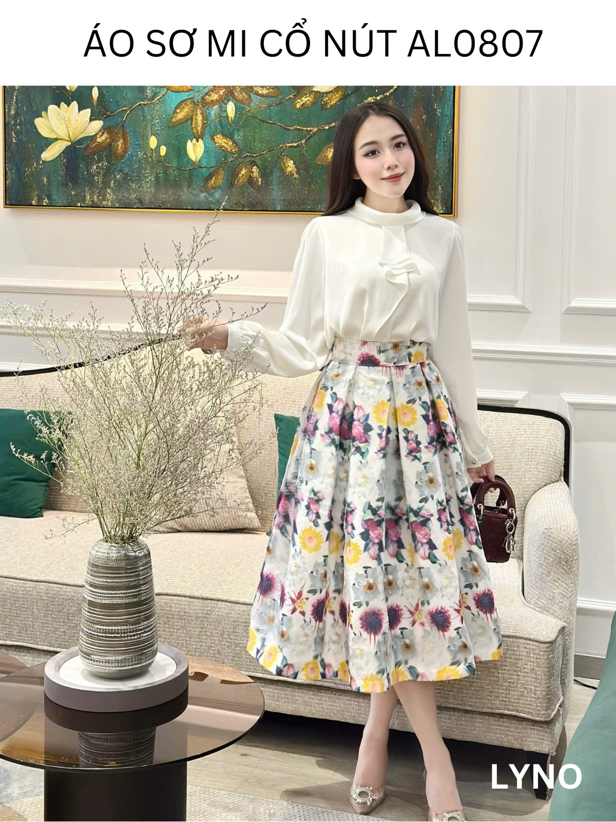 ÁO SƠ MI CỔ NÚT AL0807