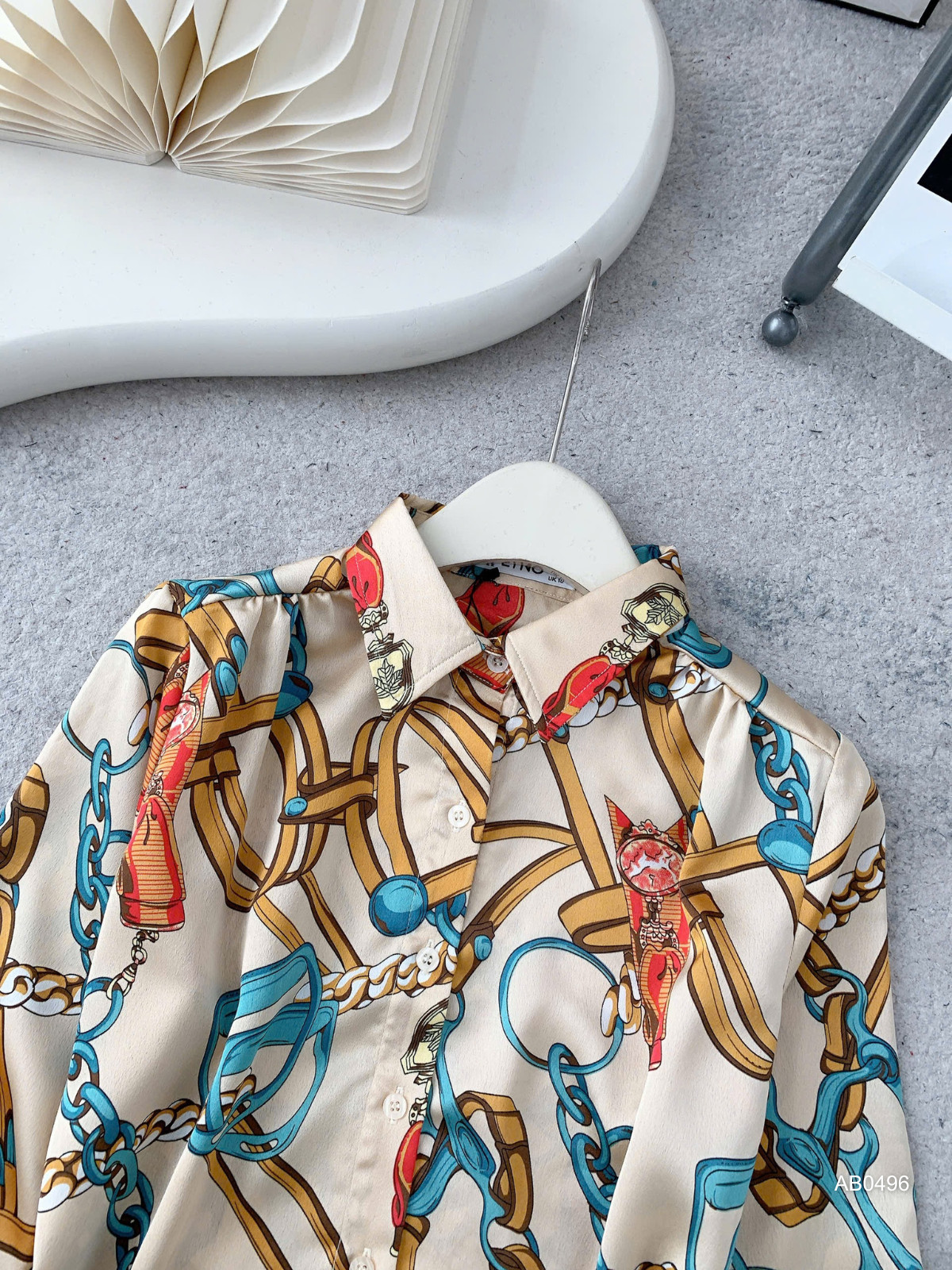 ÁO SƠ MI HỌA TIẾT AB0496