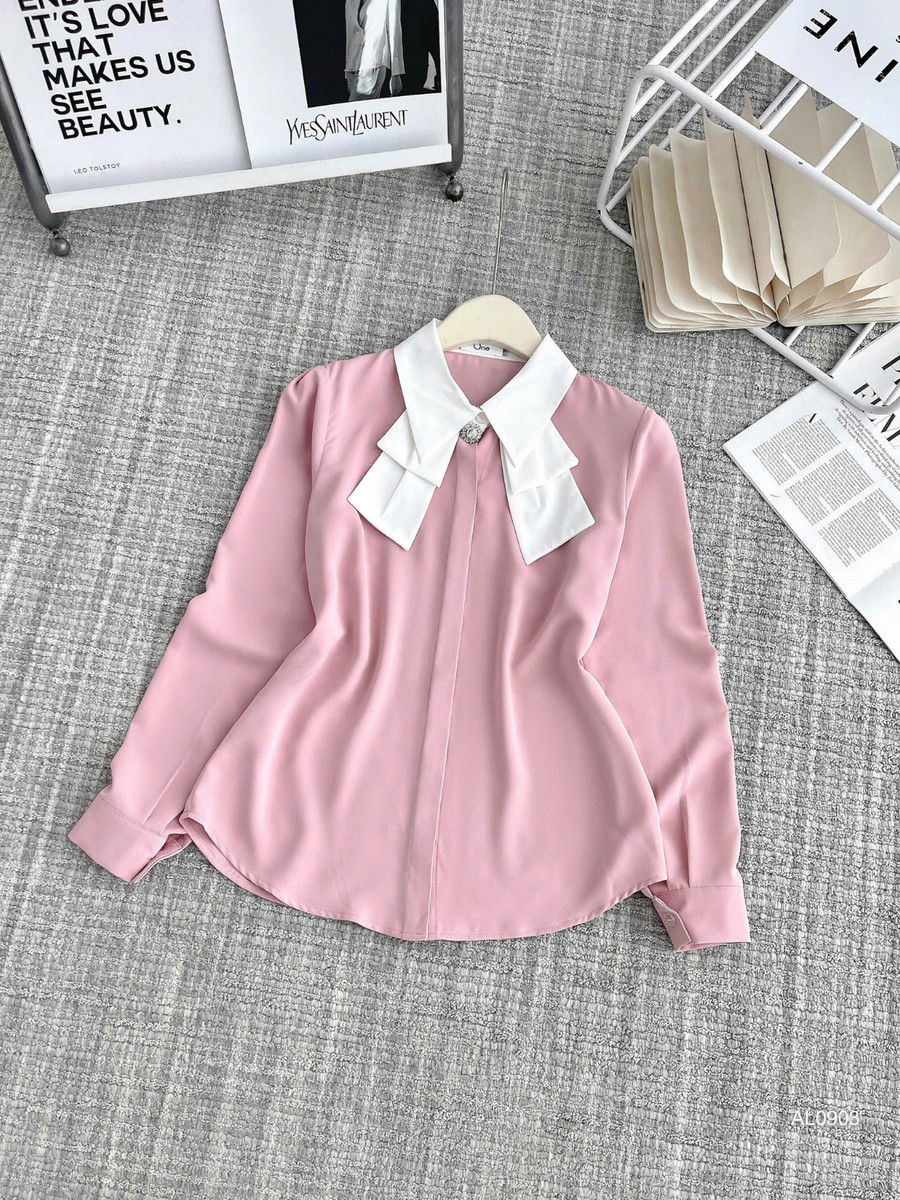 ÁO SƠ MI CỔ KIỂU TAY DÀI AL0903