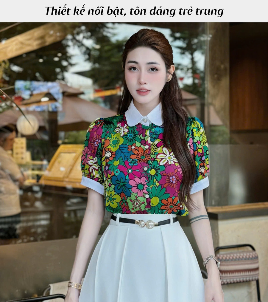 ÁO SƠ MI HỌA TIẾT AB0505