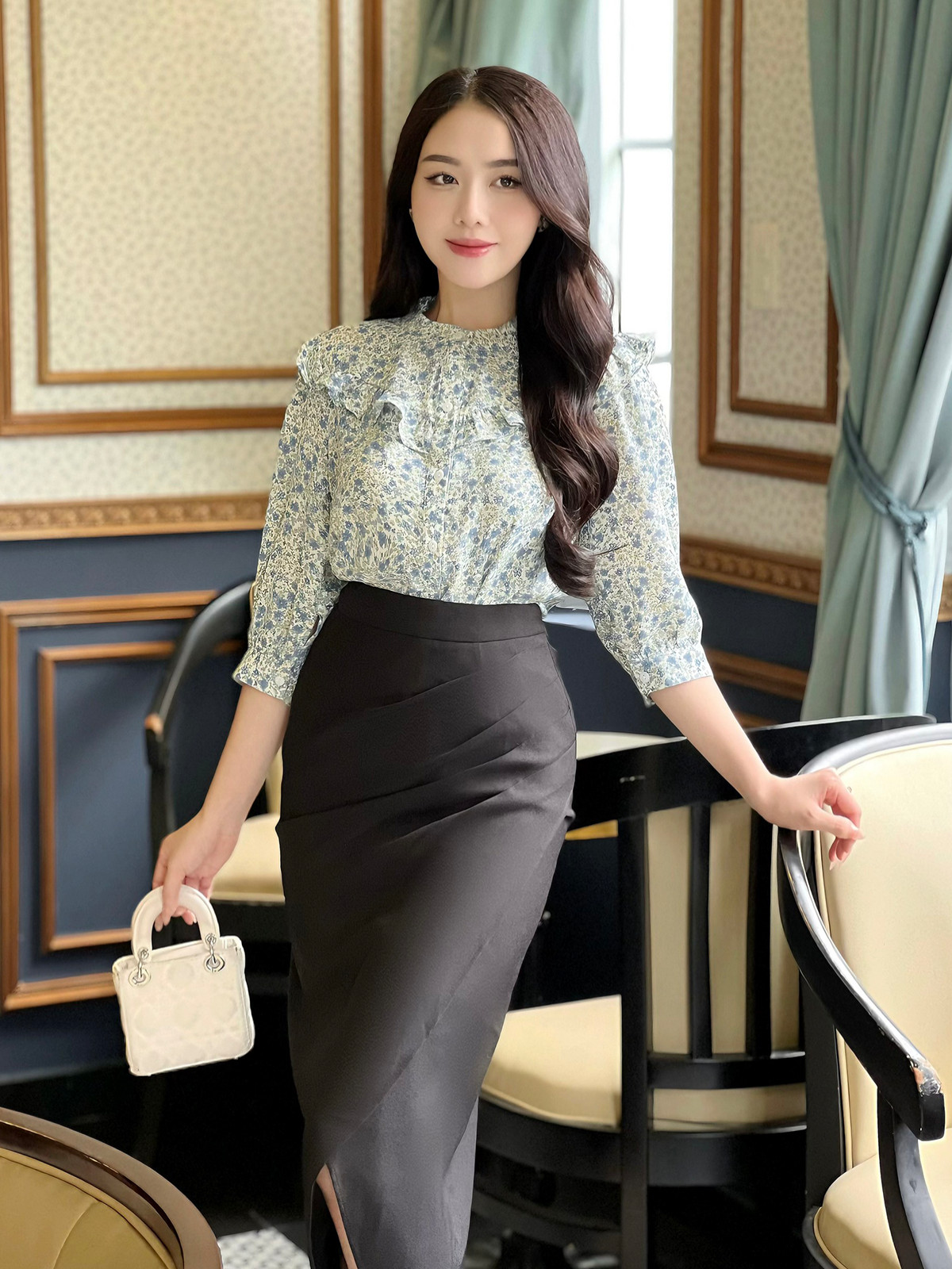 CHÂN VÁY XẾP LY AL0665