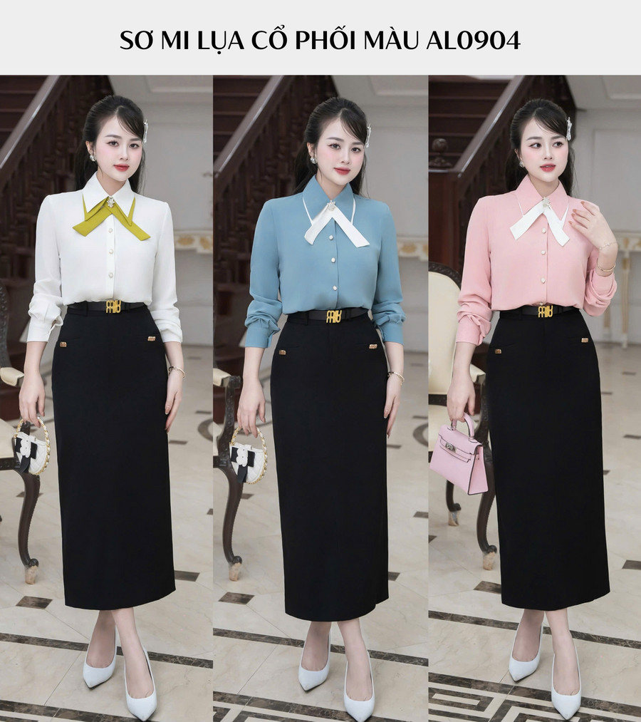 ÁO SƠ MI TAY DÀI AL0904