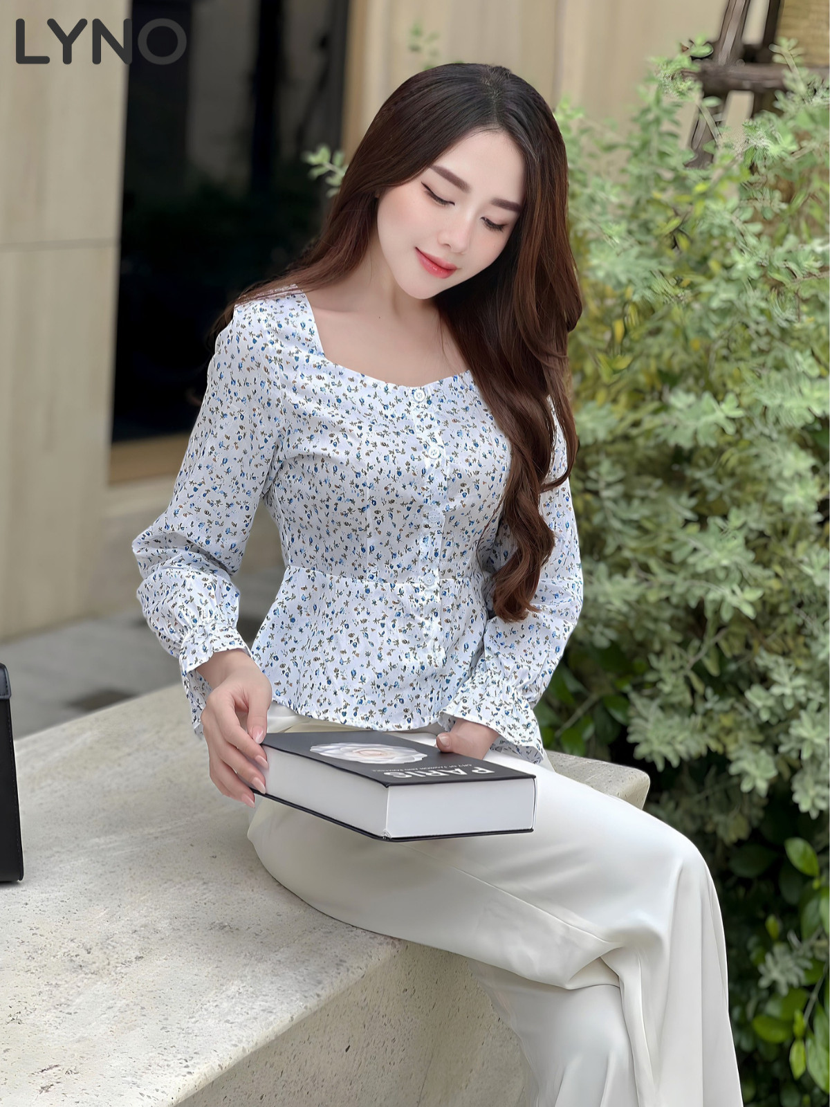 ÁO KIỂU NHÚN TAY HÀN QUỐC AB0399