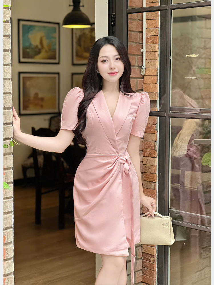 ĐẦM THẮT NƠ AB0418