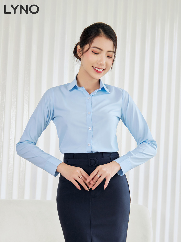 SƠ MI CƠ BẢN TAY DÀI AB0391