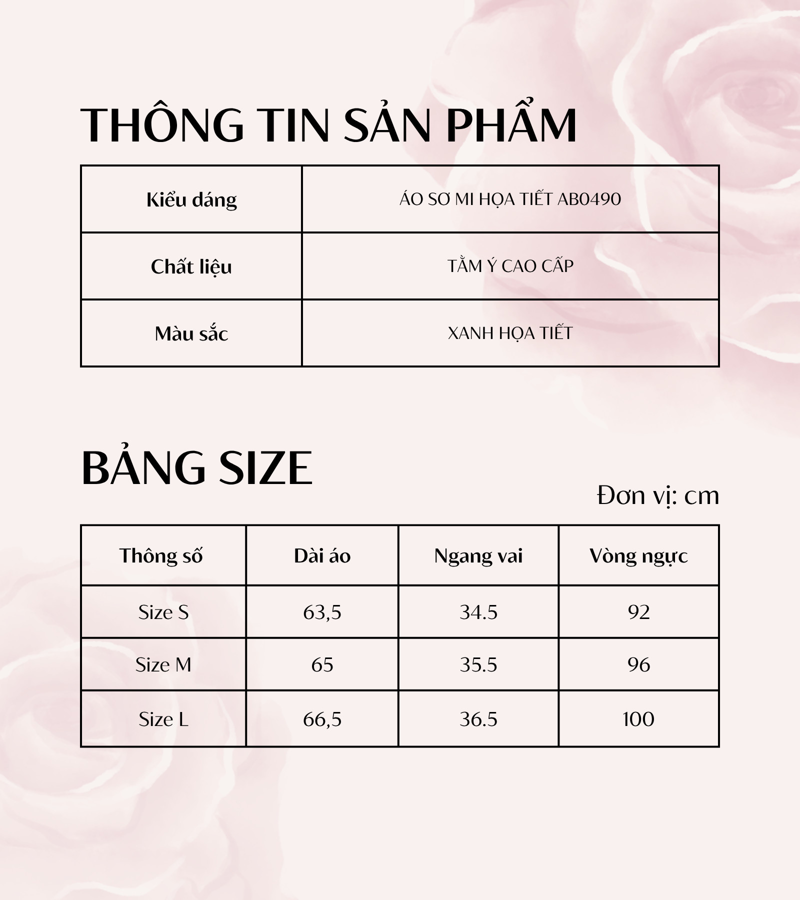 ÁO SƠ MI HỌA TIẾT AB0490