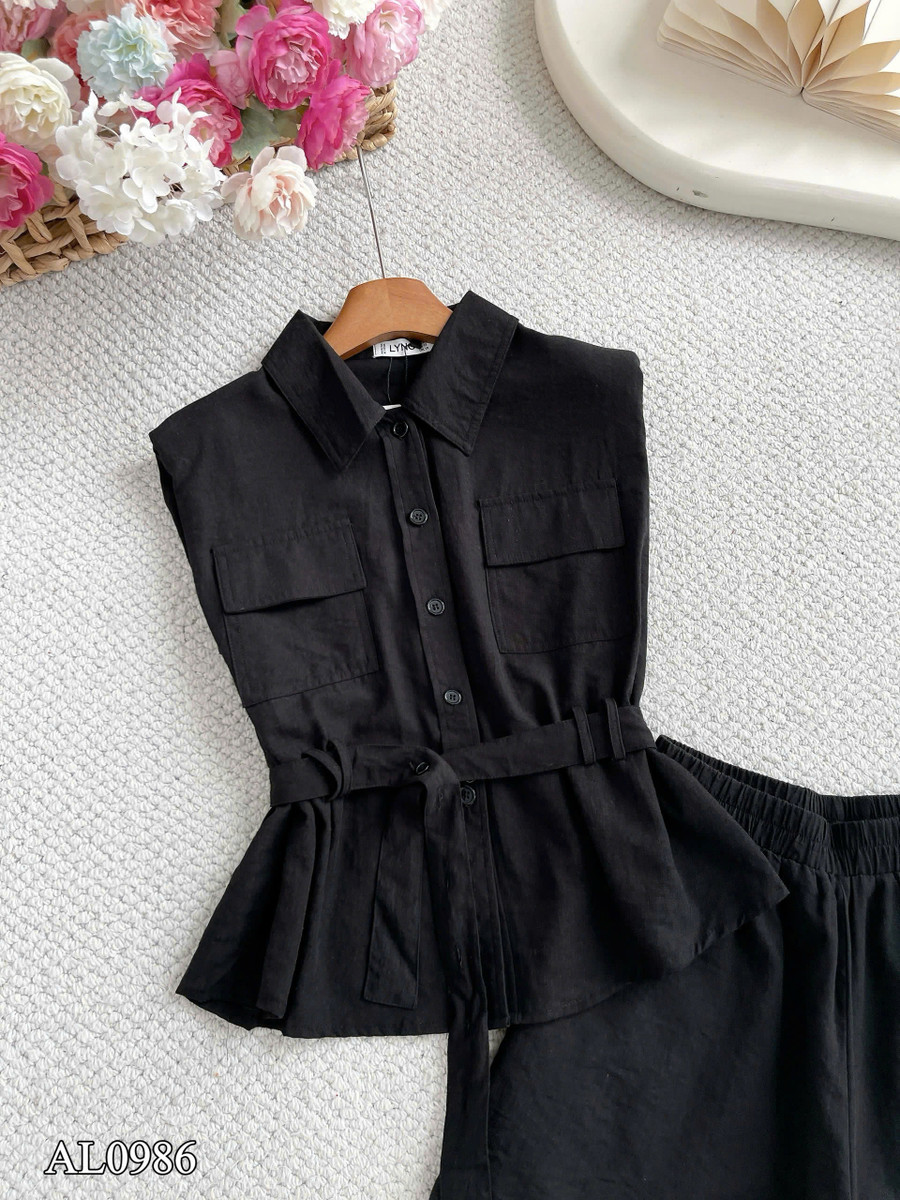SET ÁO SÁT NÁCH QUẦN SHORT AL0986