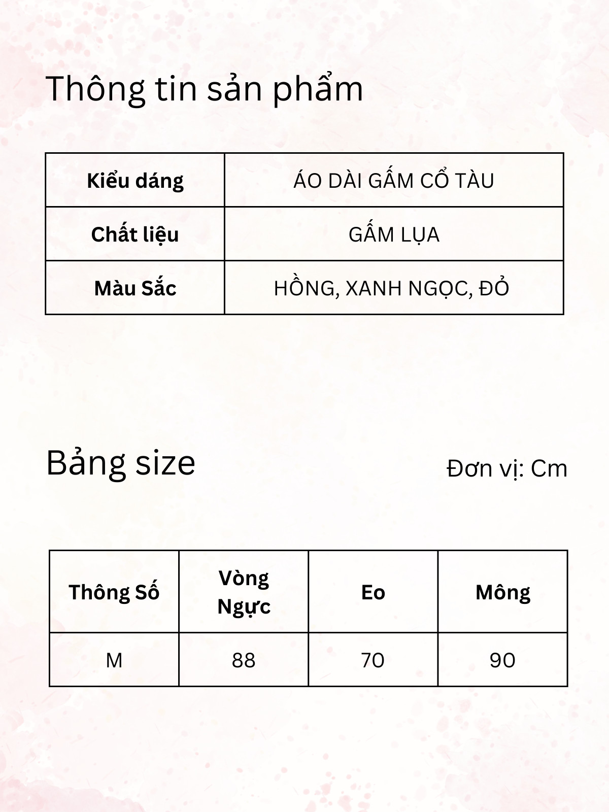 SET ÁO DÀI GẤM CỔ TÀU AL0883