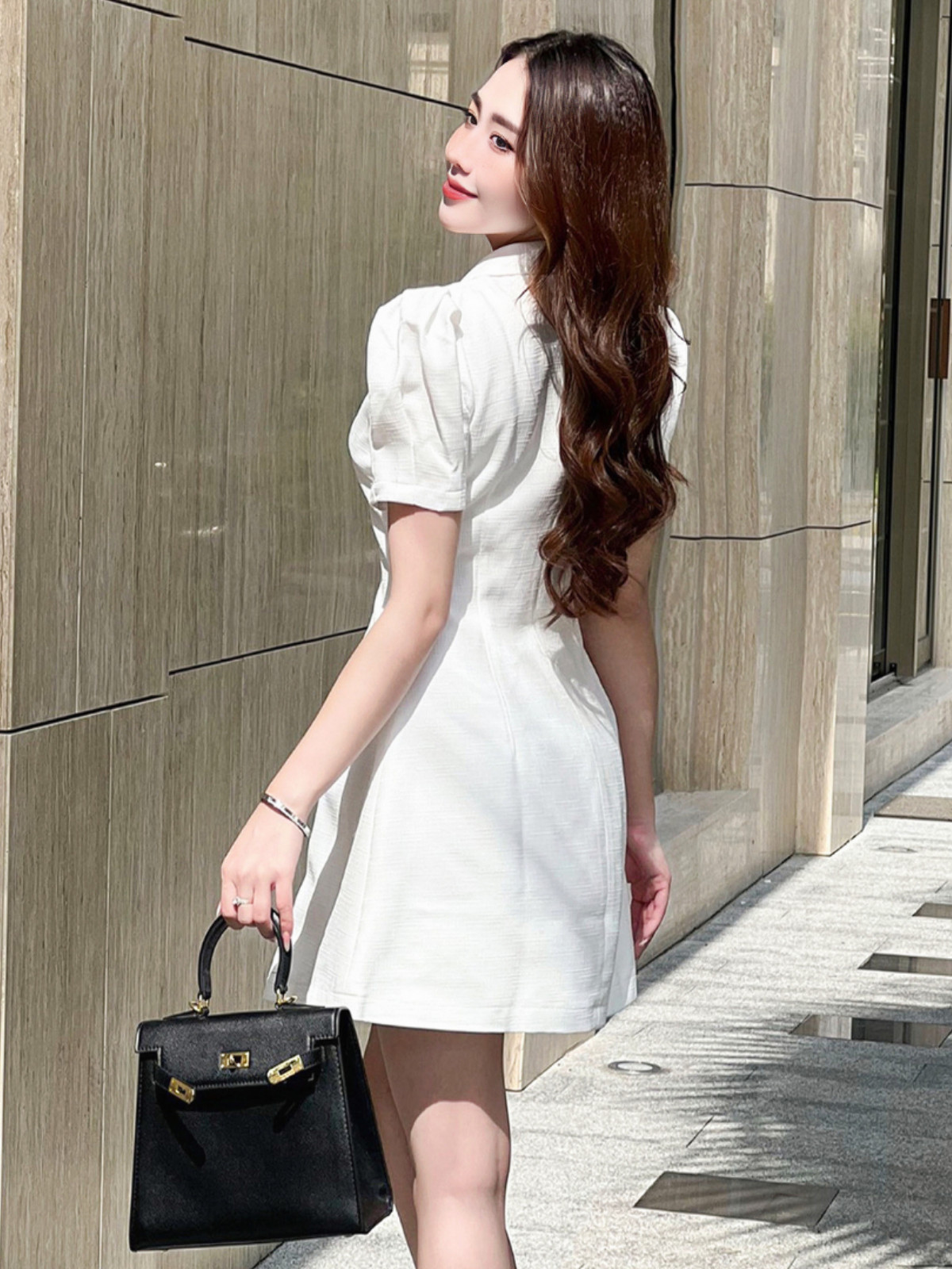 ĐẦM NGẮN CHỮ A AB0382