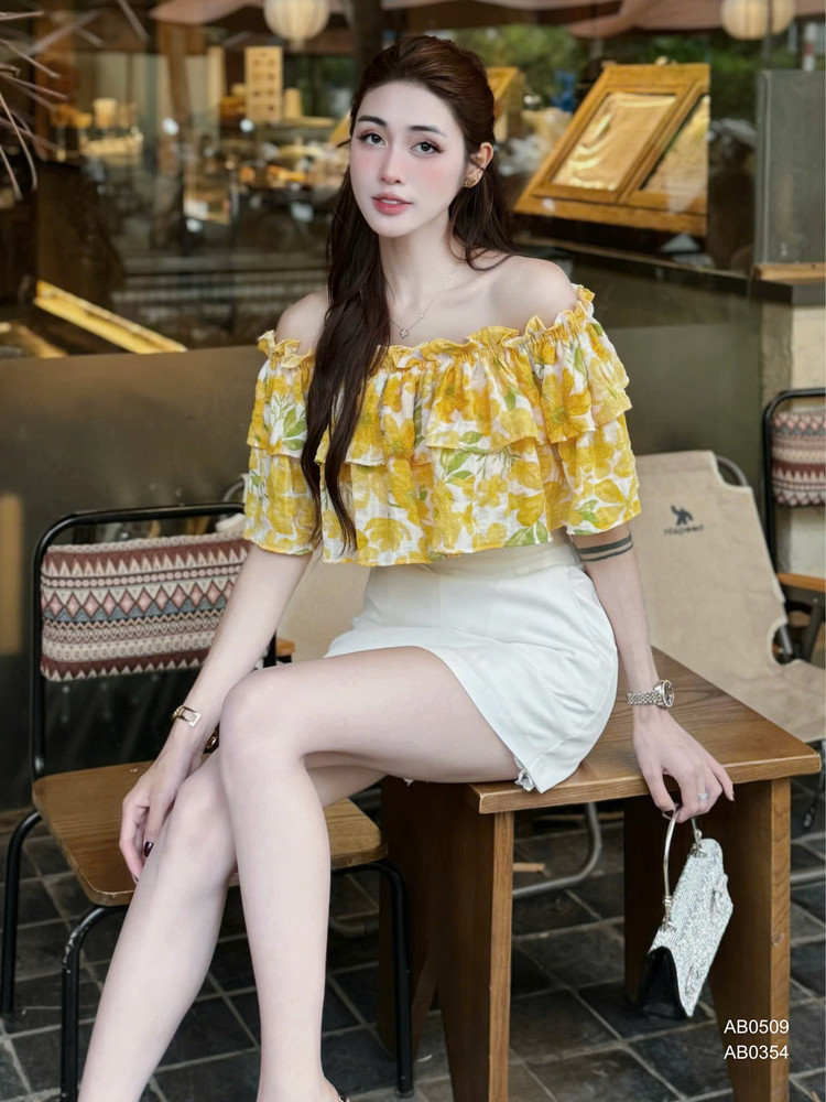 ÁO KIỂU AB0509 Vàng