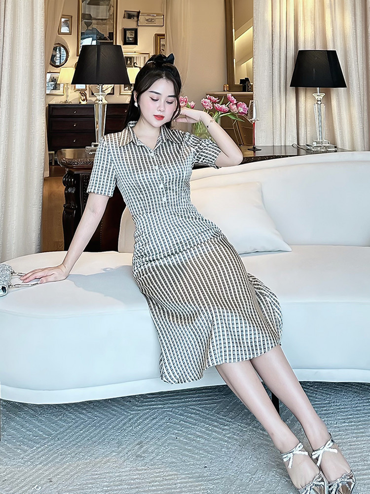 ĐẦM AB0428 Kem