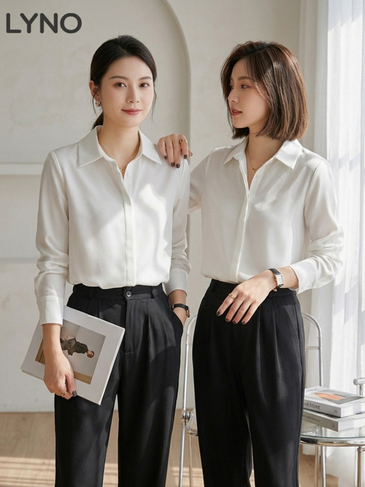 ÁO SƠ MI LỤA AB0484 Trắng