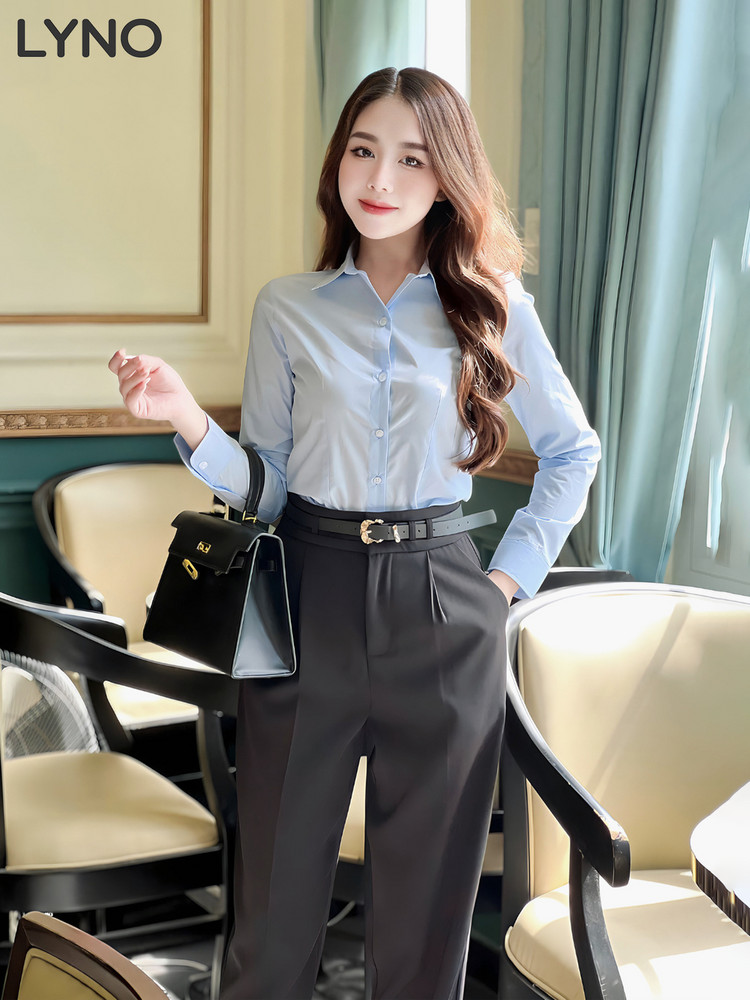 ÁO SƠ MI CHIẾT EO TAY DÀI AB0482