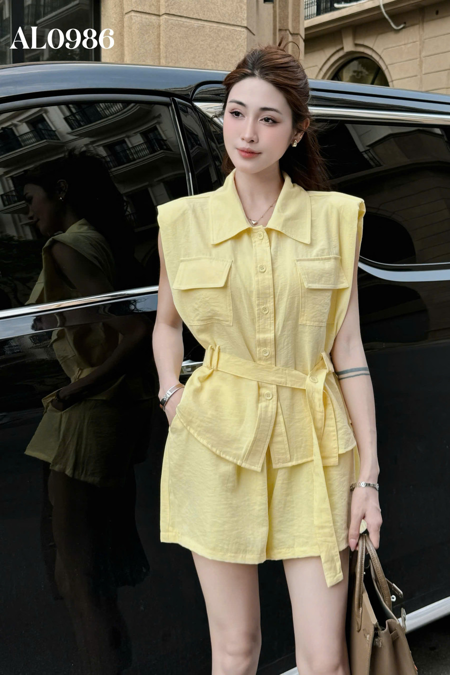 SET ÁO SÁT NÁCH QUẦN SHORT AL0986
