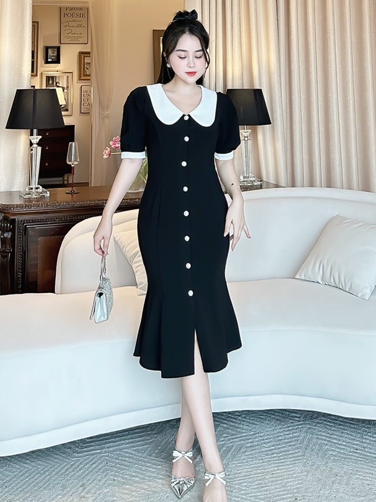 ĐẦM ĐUÔI CÁ AB0421