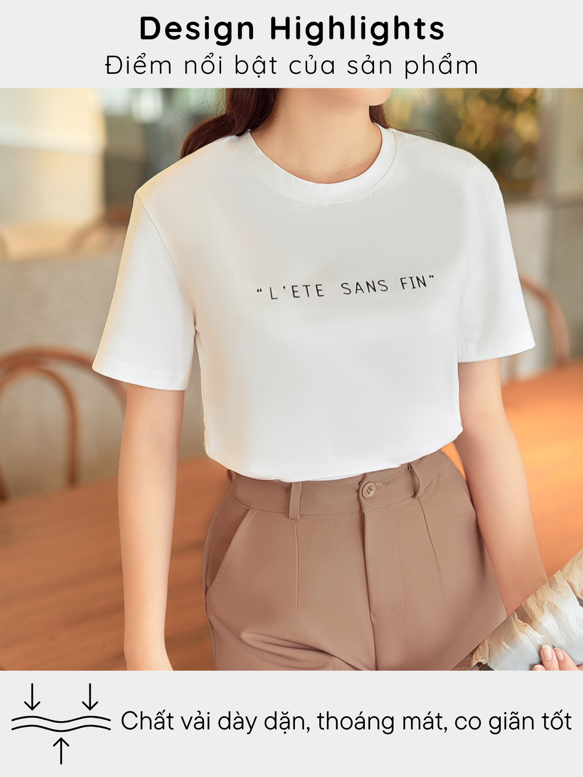ÁO THUN COTTON 4 CHIỀU AB0374