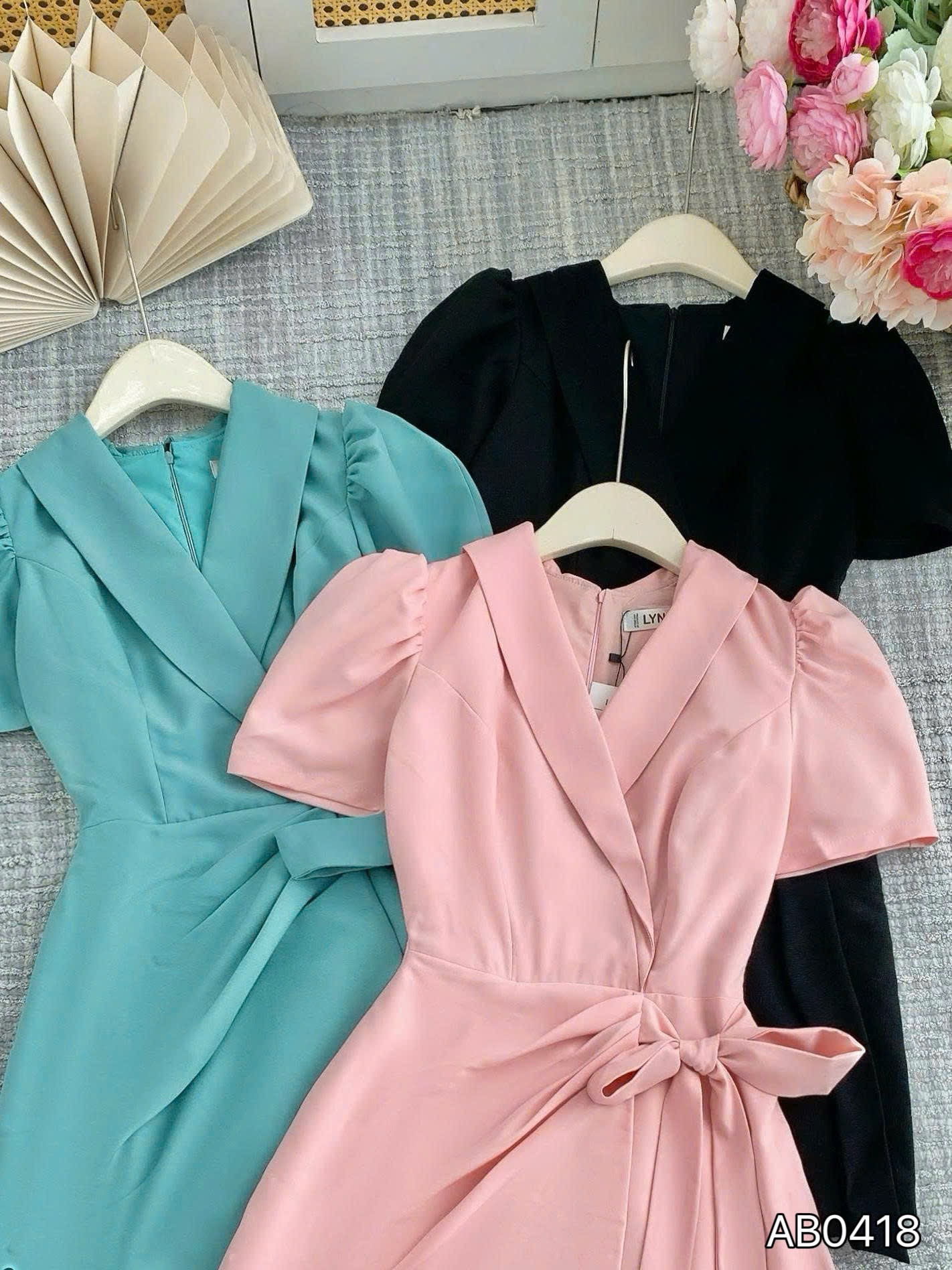 ĐẦM THẮT NƠ AB0418