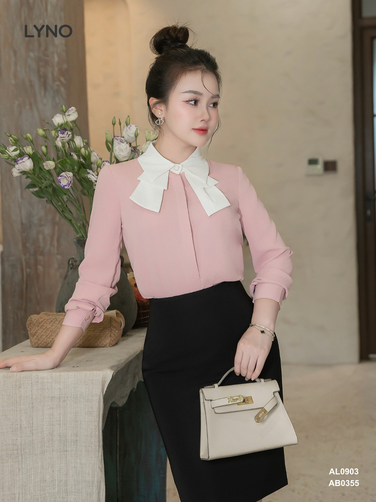 ÁO SƠ MI CỔ KIỂU TAY DÀI AL0903