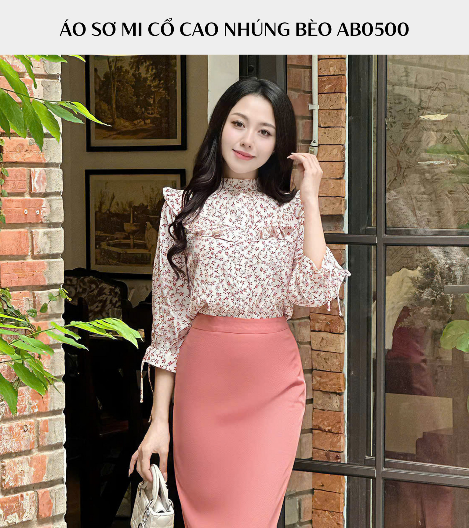 ÁO CỔ CAO NHÚNG BÈO AB0500