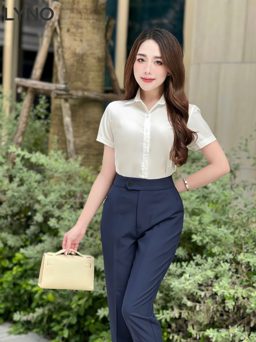 SƠ MI CƠ BẢN TAY NGẮN AB0390