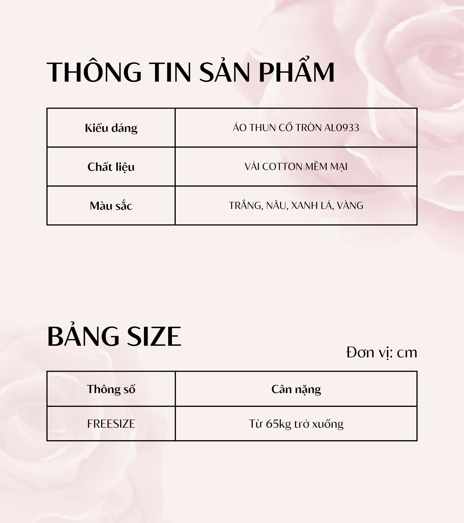 ÁO THUN NGẮN TAY FORM VỪA AL0933