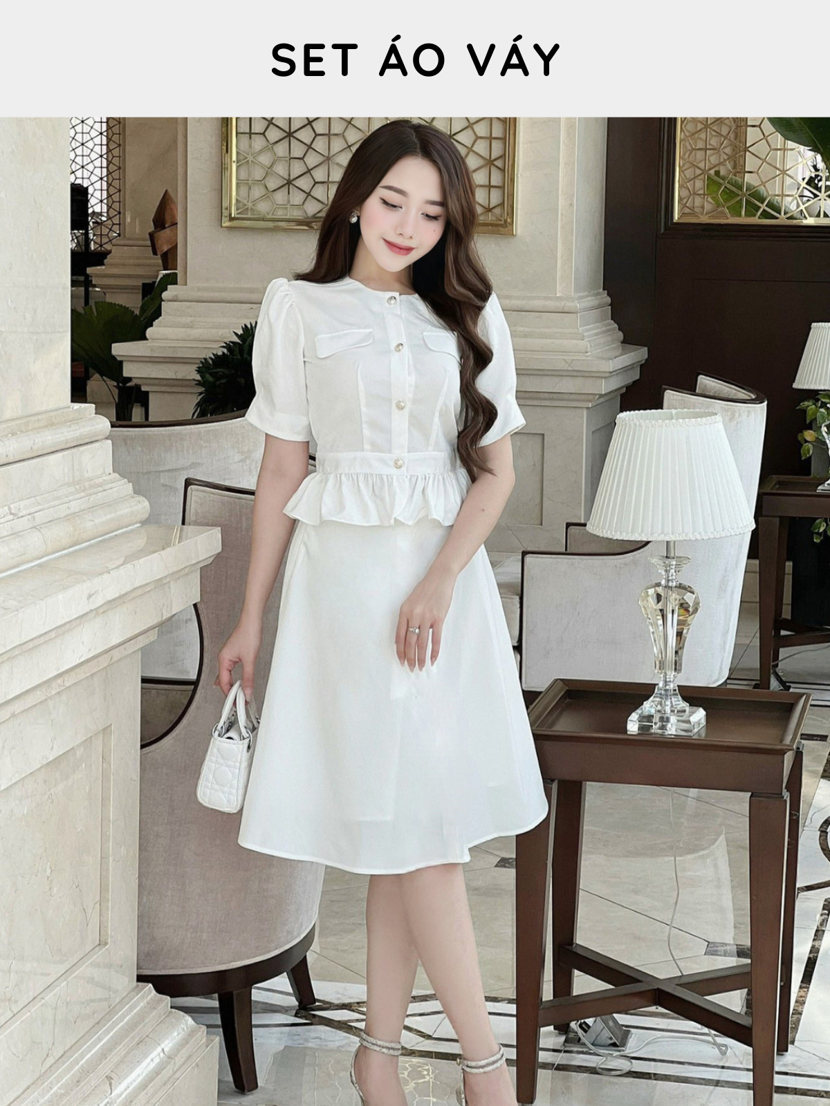 SET ÁO VÁY AK0011
