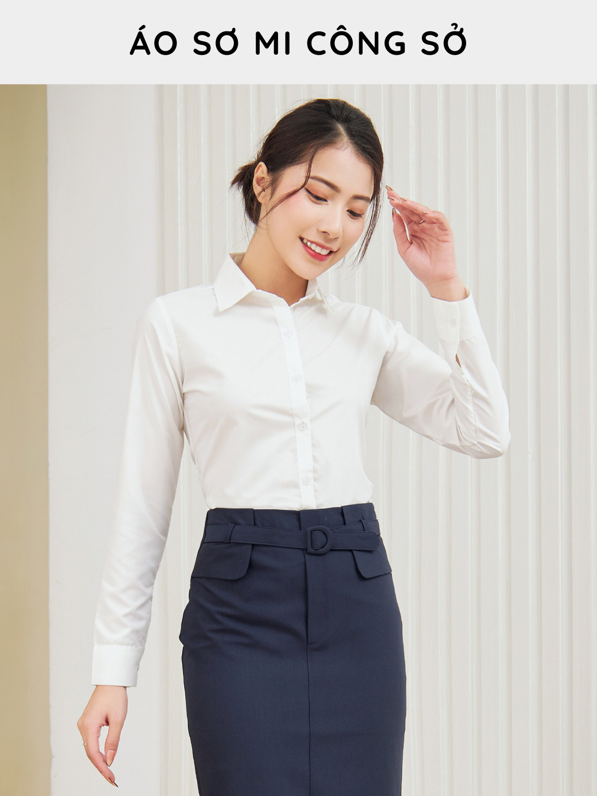 SƠ MI CƠ BẢN TAY DÀI AB0391