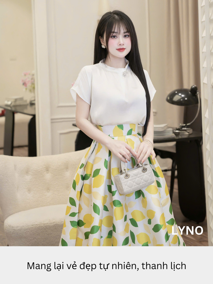 CHÂN VÁY HỌA TIẾT TK0078