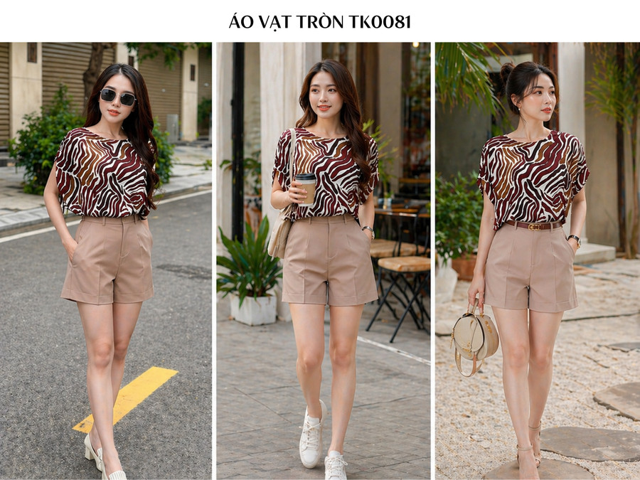 ÁO VẠT TRÒN TK0081