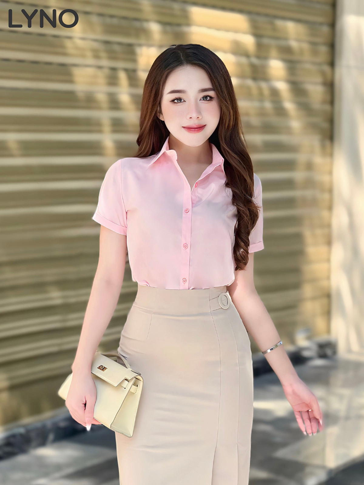 SƠ MI CƠ BẢN TAY NGẮN AB0390