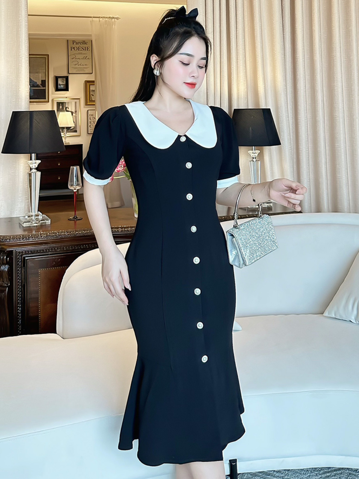 ĐẦM ĐUÔI CÁ AB0421