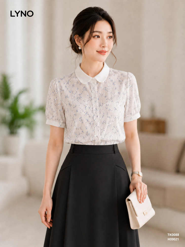 ÁO SƠ MI HOẠ TIẾT TK0088