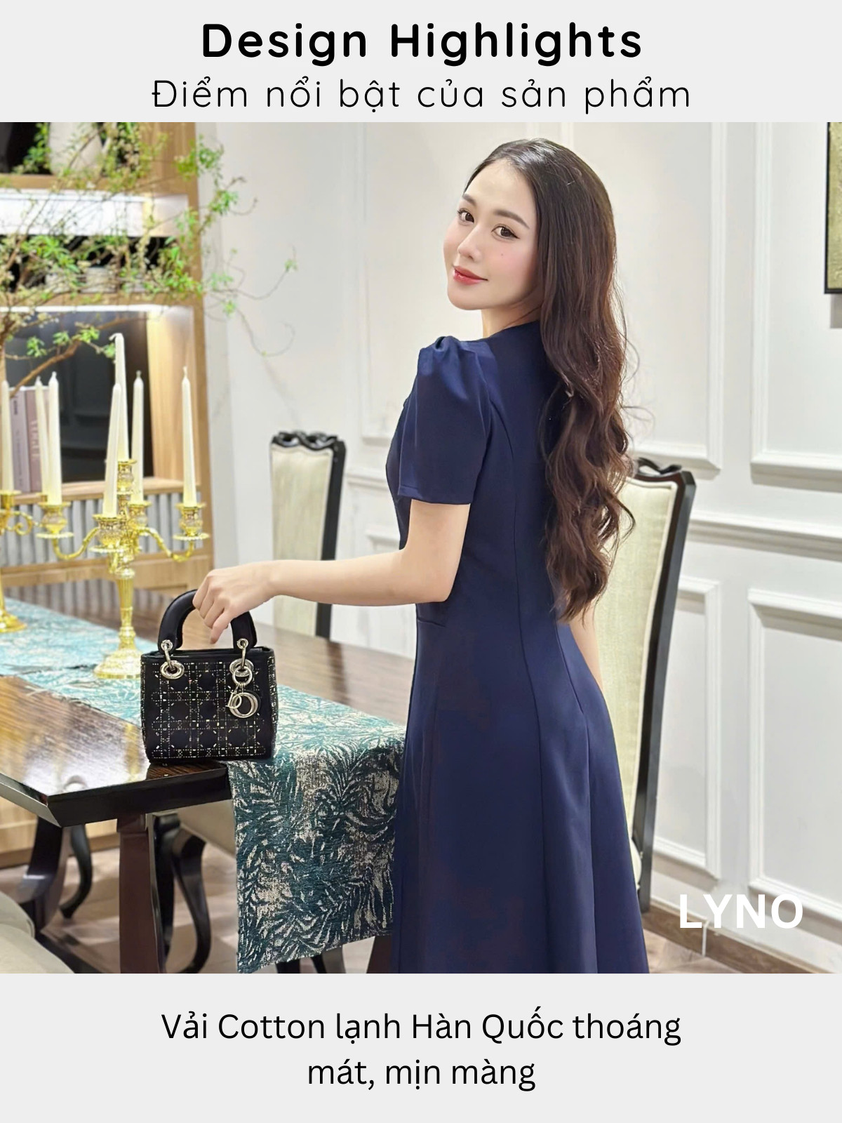 ĐẦM DÀI CỔ CHỮ U GIẢ VEST AL0860