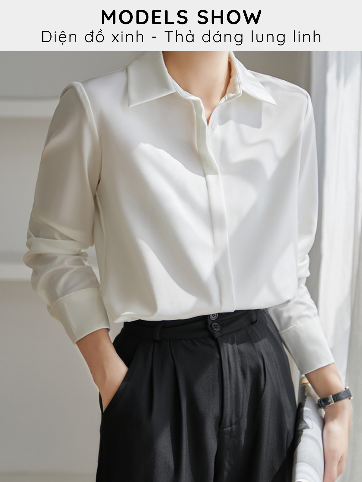 ÁO SƠ MI LỤA AB0484