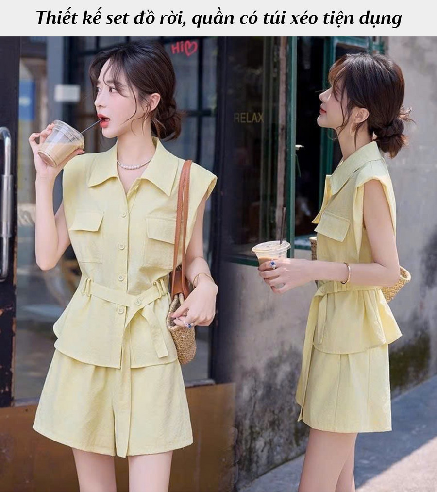 SET ÁO SÁT NÁCH QUẦN SHORT AL0986