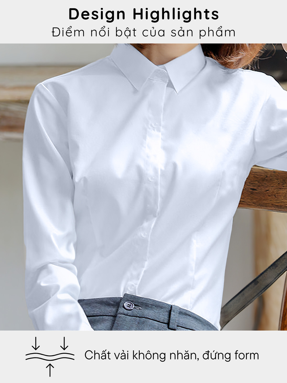 ÁO SƠ MI TAY DÀI BIG SIZE CHIẾT EO AB0480