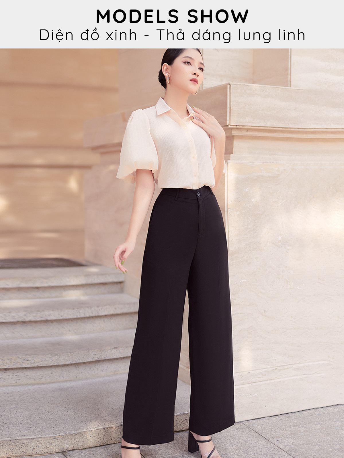 QUẦN DÀI ỐNG SUÔNG RỘNG AB0344