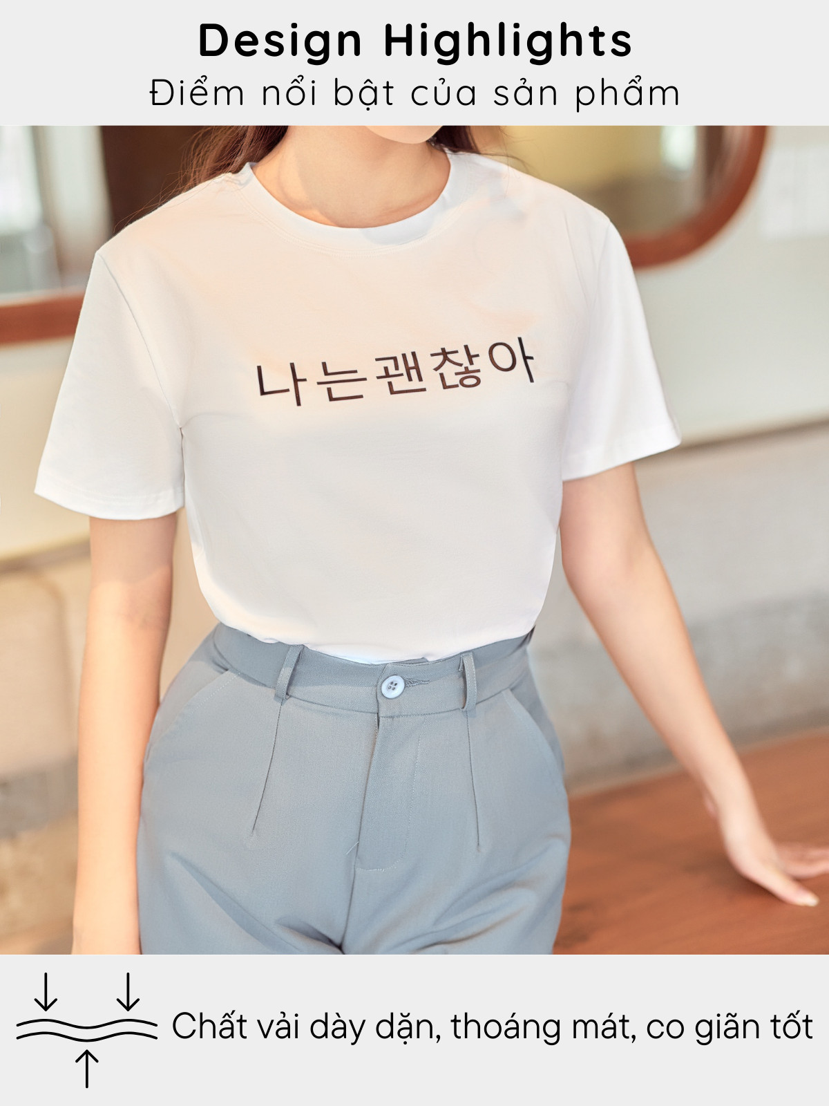 ÁO THUN COTTON 4 CHIỀU AB0369