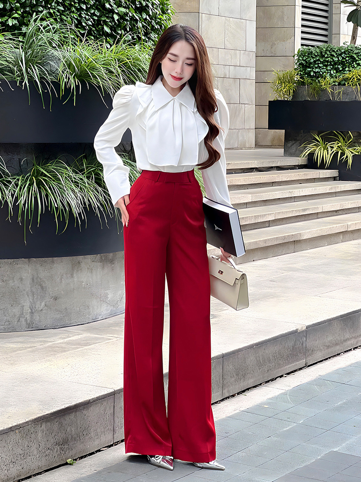 QUẦN TÂY ỐNG SUÔNG RỘNG HI0001