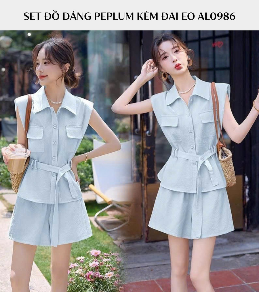 SET ÁO SÁT NÁCH QUẦN SHORT AL0986